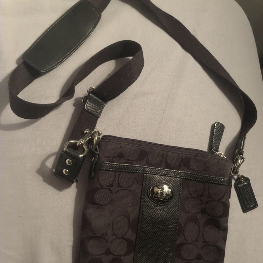 Coach cross body purse